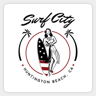 Surf City California Sticker